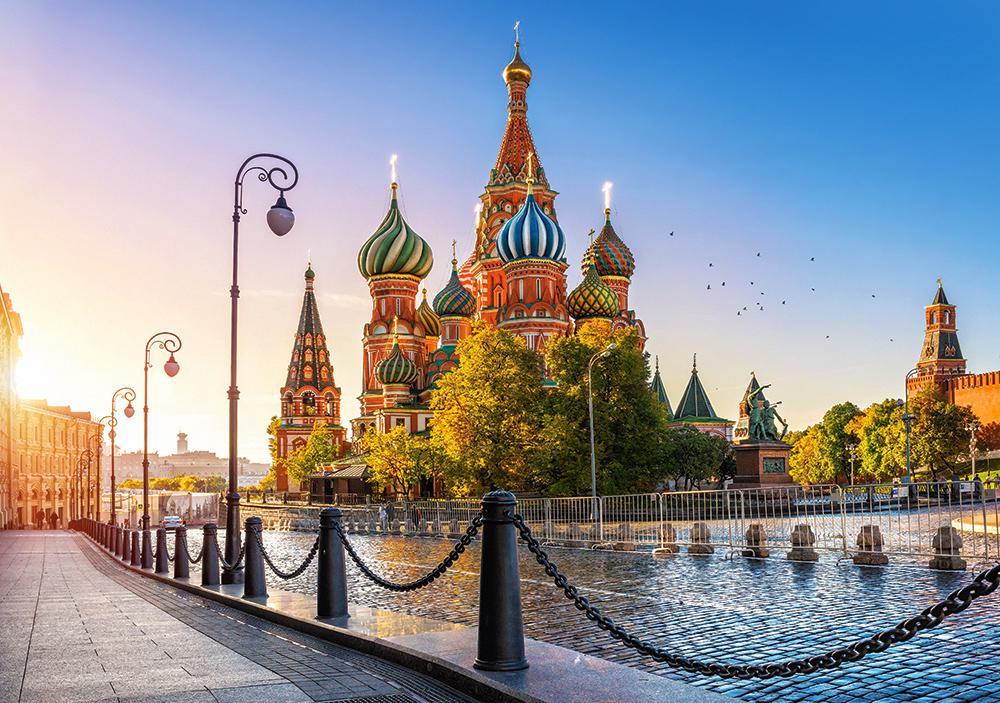 Пазлы на 500 элементов (47 х 33 см) Собор Василия Блаженного (Castorland, Польша)