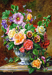 Пазлы на 500 элементов (47 х 33 см) Цветы в вазе (букет) (Castorland, Польша)