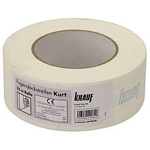 Knauf Kurt, стрічка КУРТ Кнауф, 50мм 25м. Паперова стрічка Кнауф для швів.