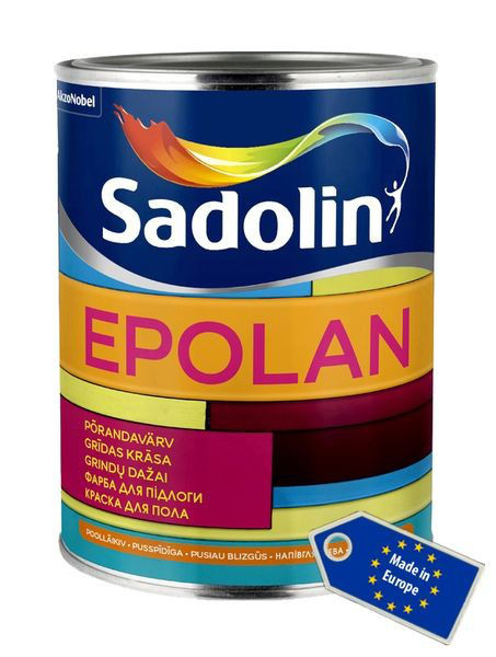 Фарба для підлоги EPOLAN, білий, 4,65 л., фото 1