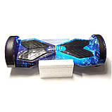Гироскутер Smart Balance Wheel 8 дюймів синій космос для дітей і дорослих, фото 8