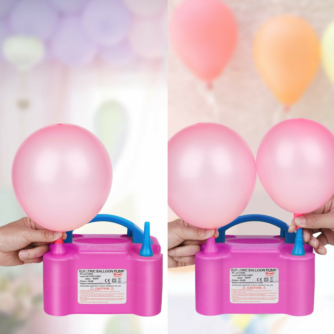 Насос для надувания воздушных шариков Balloon Pump 73005, электрический бытовой компресор для шариков (NS) - фото 2 - id-p1250016965