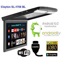 Монитор потолочный Clayton SL-1788 BL (черный) Android