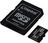 Картка пам'яті MicroSDXC 64 GB Kingston Canvas Select Plus class 10 UHS-I A1 + adapter SD (SDCS2/64GB), фото 2