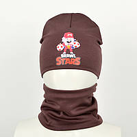 Дитячий комплект brawl stars коричневий