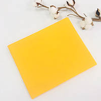 Пеленка однотонная детская хлопковая желто-оранжевая №22 Размер 80см*100см. ХП-343