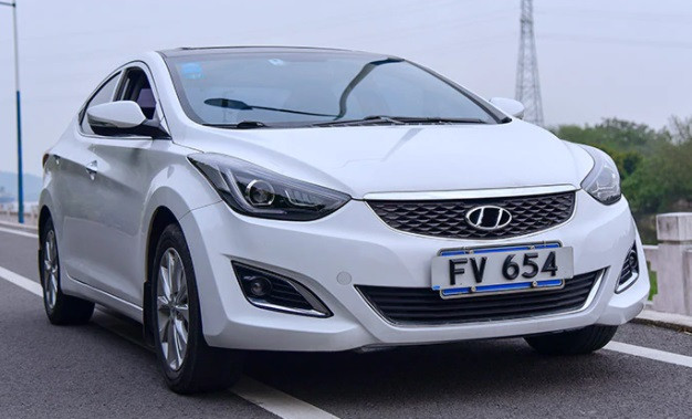 Передні фари Hyundai Elantra MD тюнінг Led оптика, фото 1