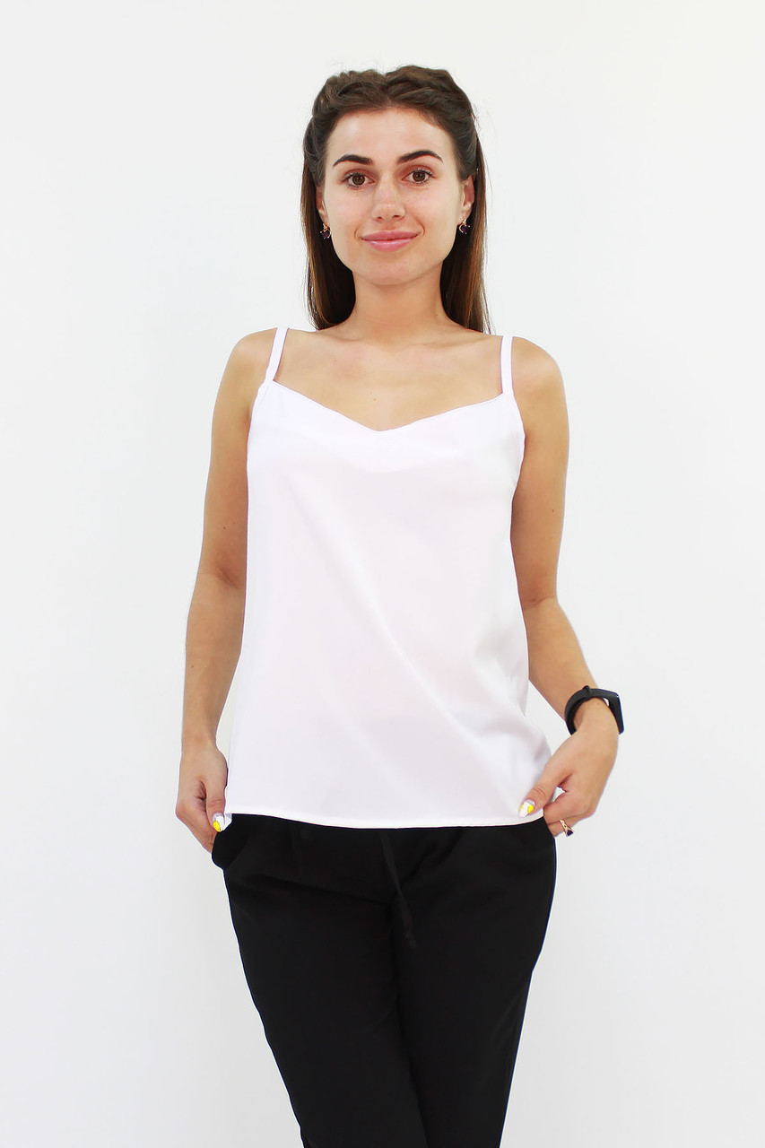 Молодіжна літня жіноча майка Evan, білий, фото 1