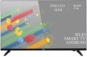 Функціональний телевізор Ergo 52" Smart-TV/DVB-T2/USB (1920×1080) Android 13.0.0 Адаптивний 4К/UHD