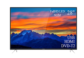 Функціональний телевізор Thomson 28" FullHD/DVB-T2/USB (1920×1080)