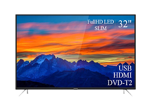 Функціональний телевізор Thomson 32" FullHD/DVB-T2/USB (1920×1080)