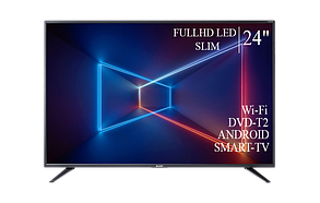 Функціональний телевізор Sharp 24" Smart-TV/Full HD/DVB-T2/USB