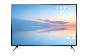 Функціональний телевізор TCL 28" FullHD+DVB-T2+USB