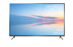 Функціональний телевізор TCL 42" FullHD/DVB-T2/USB