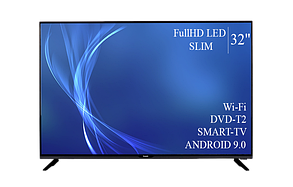 Функціональний телевізор Bravis 32" Smart-TV/Full HD/DVB-T2/USB Android 13.0