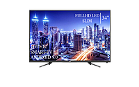 Функциональный телевизор JVC 34" Smart-TV/Full HD+DVB-T2+USB Android 13.0 + ПОДАРОК