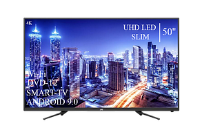 Функціональний телевізор JVC 50" Smart-TV/+DVB-T2+USB АДАПТИВНИЙ UHD,4K/Android 13.0
