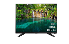 Функціональний телевізор Toshiba 24" FullHD+DVB-T2+USB