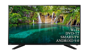 Функціональний телевізор Toshiba 56" Smart-TV/+DVB-T2+USB АДАПТИВНИЙ UHD,4K/Android 13.0