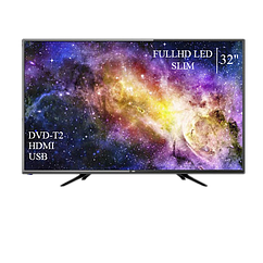 Функціональний телевізор DEX 32" FullHD+DVB-T2+USB