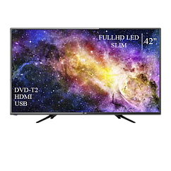 Функціональний телевізор DEX 42" FullHD+DVB-T2+USB