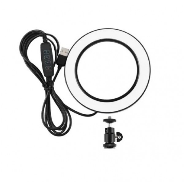 Кільцева LED-лампа USB 16cm для селфі RING LIGHT