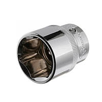 Головка Intertool 6-гранная 1/2" 25мм*38мм CrV ET-0025