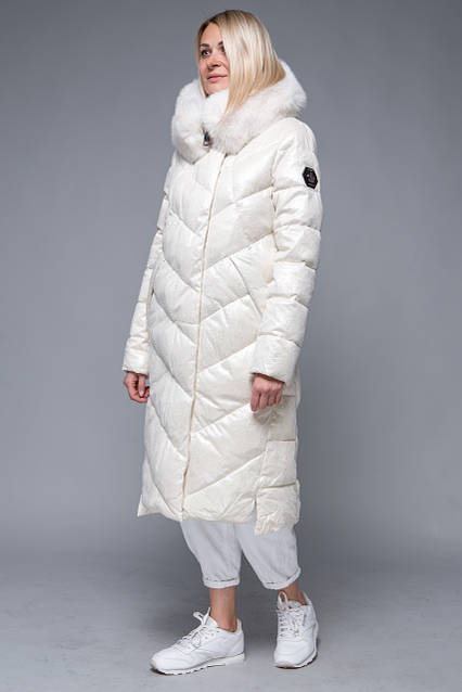 Женский пуховик ZLLY (Zilanliya) Жемчужный: продажа, цена в