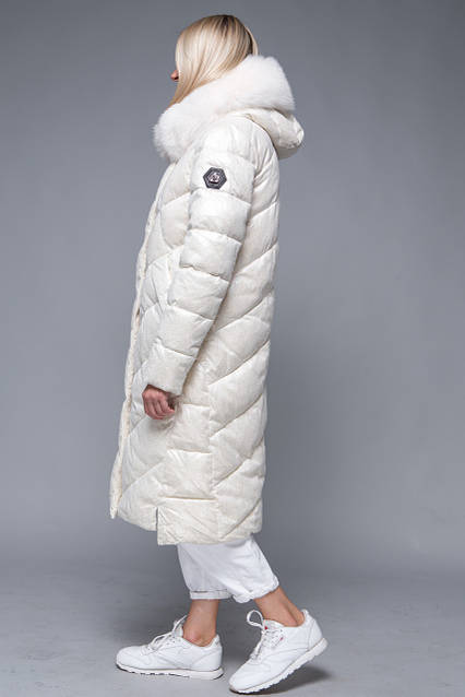 Женский пуховик ZLLY (Zilanliya) Жемчужный: продажа, цена в