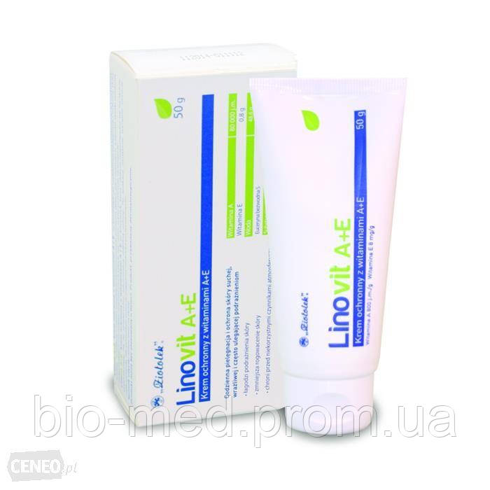 Захисний крем із вітамінами Linovit A+E, фото 1