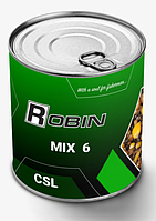 Прикормка Robin MIX-6 CSL 900ml ж / б (цільнозернова)