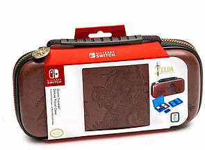 Набір аксесуарів Legend of Zelda для Switch (чохол і 2 кейса для картриджів, коричневий)