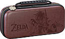 Набір аксесуарів Legend of Zelda для Switch (чохол і 2 кейса для картриджів, коричневий), фото 2