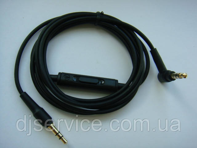 Кабель (шнур black) для навушників Audio-Technica ATH-MSR7 MSR7NC, AR3BT, 5PRO, ATH-AR5BT