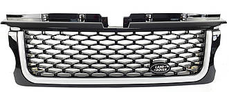 Решітка радіатора Range Rover Sport L320 (05-09) стиль Autobiography (чорна + срібло)