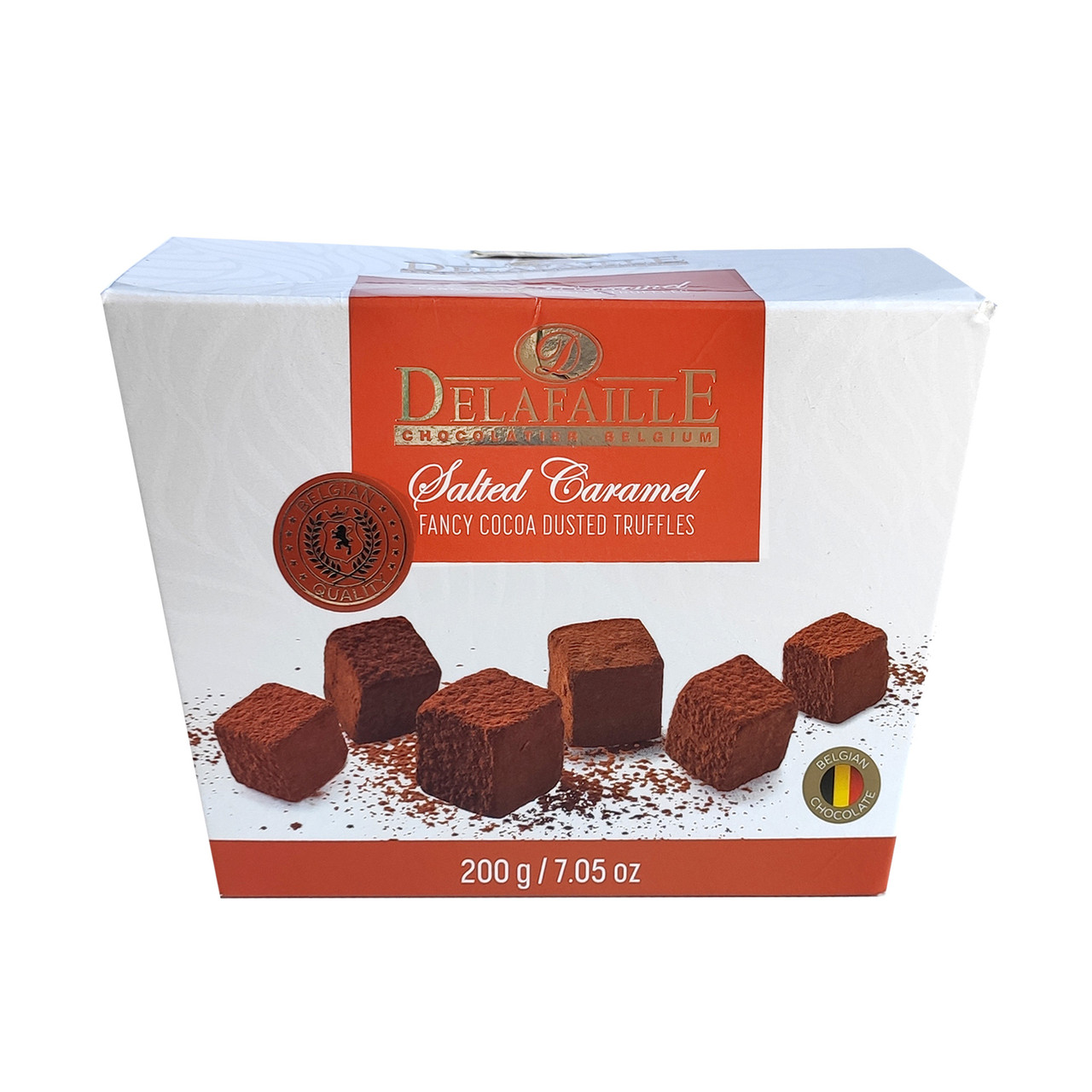 Цукерки трюфель Delafaille SeaSalt&Caramel морська сіль та карамель, 200г, 16шт/ящ
