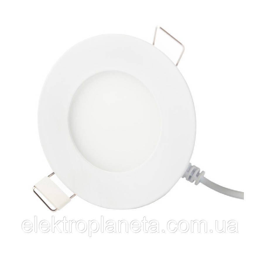 Світильник точковий врізний ЕВРОСВЕТ 3Вт коло LED-R-90-3 6400К
