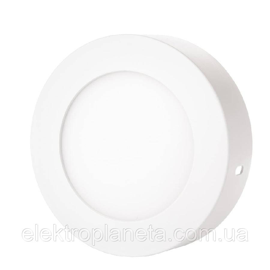 Світильник точковий накладний ЕВРОСВЕТ 6Вт коло LED-SR-120-6 4200К