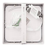 Світильник точковий накладний ЕВРОСВЕТ 6Вт квадрат LED-SS-120-6 6400К, фото 2