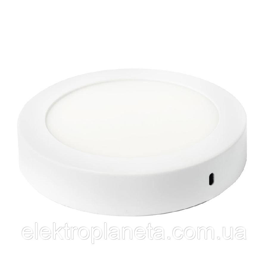 Світильник точковий накладний ЕВРОСВЕТ 12Вт коло LED-SR-170-12 6400К