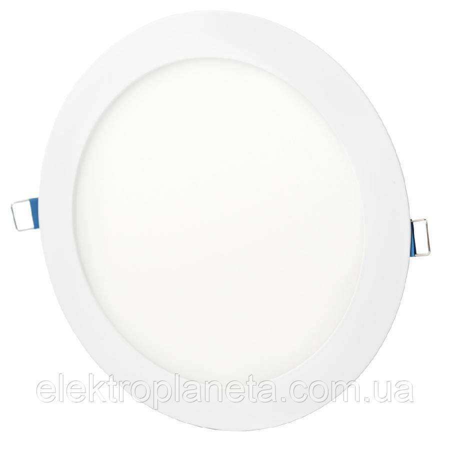 Світильник точковий врізний ЕВРОСВЕТ 24Вт коло LED-R-300-24 4200К