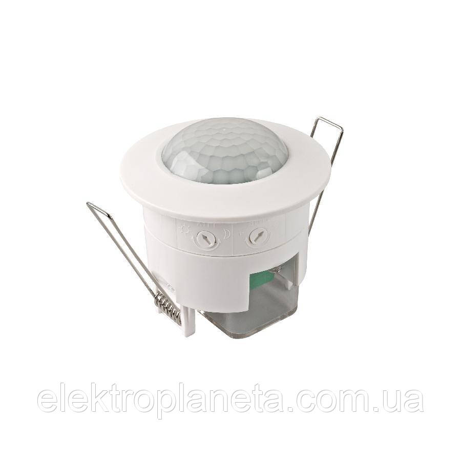 Датчик руху Вмонтований ЄВРОСВЕТ SB-01 360 ° Білий, фото 1