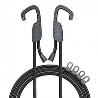 Трос универсальный с крючками BASEUS multi-purpose elastic clothesline Black