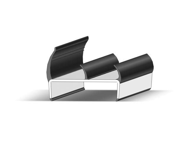 Дверной уплотнитель (уплотнительный профиль) 65мм, фото 1