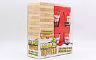 Дженга п'янка вежа Drunken Tower Jenga GB076-1B (дерев'яні блоки — 60 шт., скляні стопки — 4 шт.), фото 8