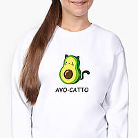 Свитшот для девочки Авокадо (Avocado) (9509-1372-8) Белый