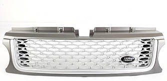 Решітка радіатора Range Rover Sport L320 (10-13) стиль Autobiography (графіт + срібло)