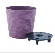 Вазон "Ф'южн" зі вставкою низький d20*18 см