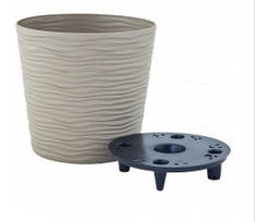 Вазон "Ф'южн" зі вставкою низький D16*14,5 см