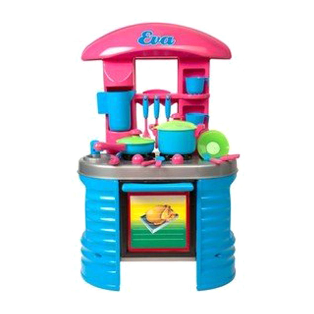 Кухня з посудом (синя) Kinderway (KW-04-405)